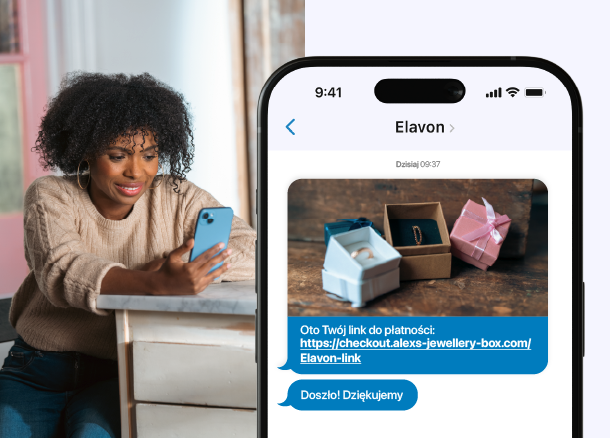Klient płaci przez link